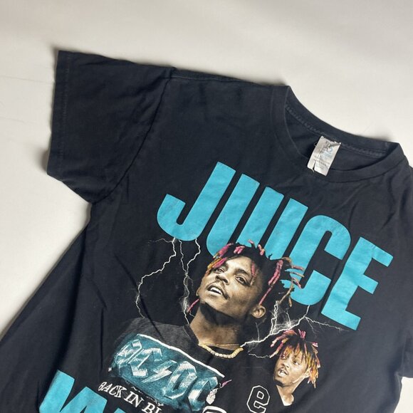 Juice Wrld Shirt Mens Black Blue Big graphic Rap hip hop (M, but read) - Picture 3 of 11